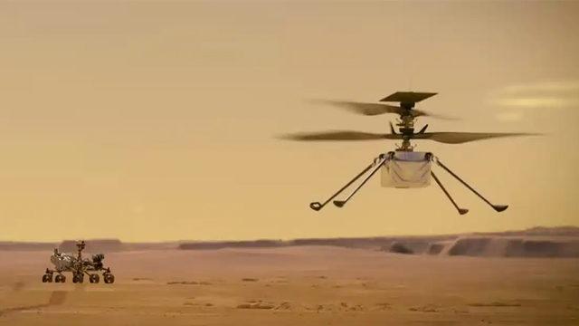 NASA, Mars Helikopteri Ingenuity’nin Görevini 30 Gün Uzattı