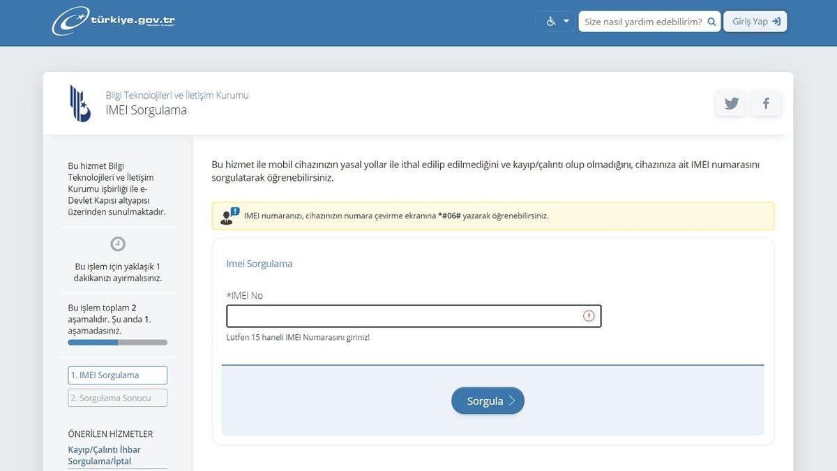 E-Devlet ile Telefonun ’Kaçak Olup Olmadığını’ Nasıl Kontrol Edersiniz?