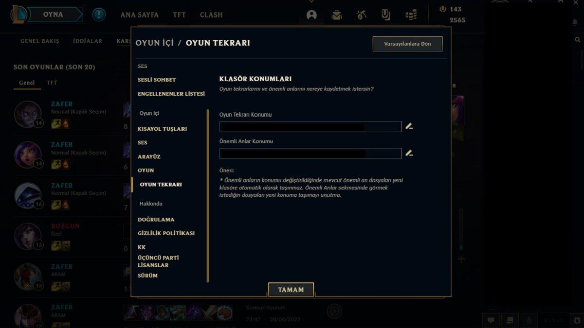 LoL Maç Geçmişi Nasıl İzlenir?