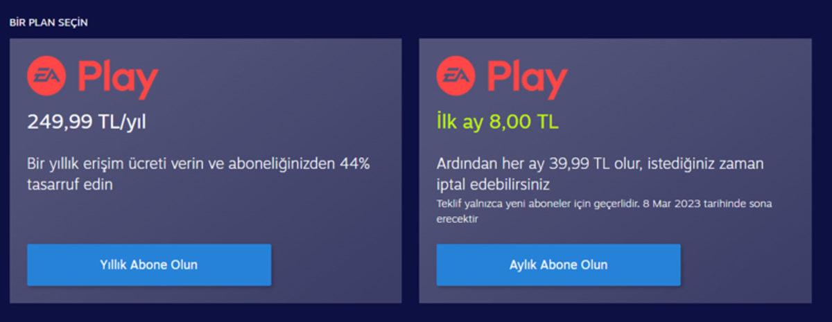 EA Play, Steam’de 8 TL Oldu: En Popüler EA Oyunlarına ’Ücretsiz’ Ulaşabilirsiniz!