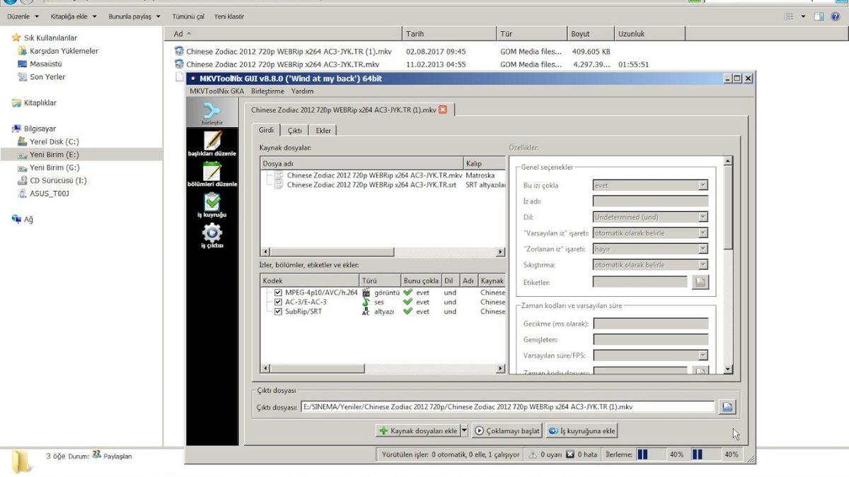 MKV Formatlı Videoları Düzenleyebileceğiniz MKVToolNix Nedir, Nasıl Kullanılır?