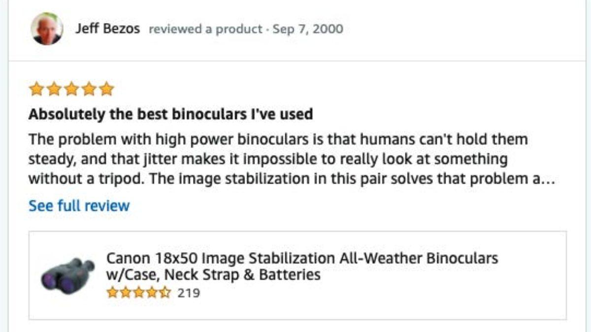 Jeff Bezos’un Amazon’daki Bazı Ürünler İçin Yaptığı Yorumlar Ortaya Çıktı