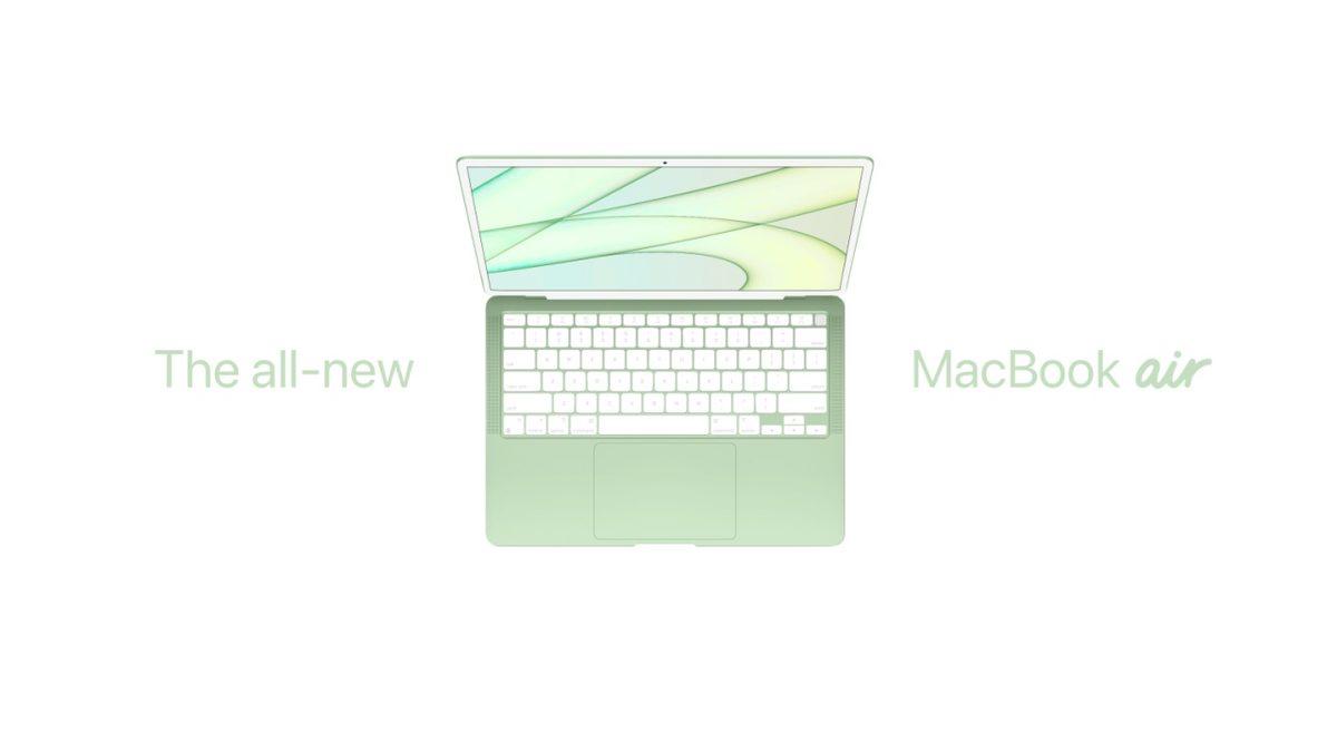 Rengarenk Geleceği Söylenen 2021 MacBook Air Böyle Görünecek