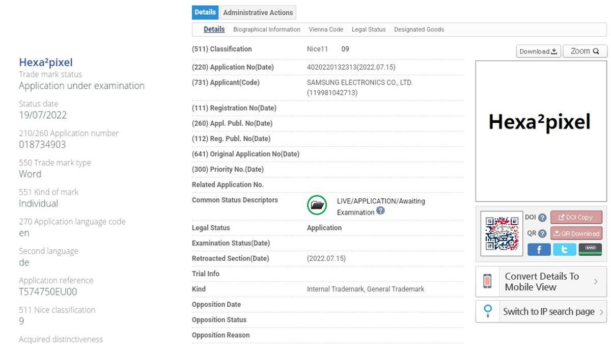Samsung, 450 MP Kamera Geliştiriyor Olabilir: Ticari Marka Başvurusu Ortaya Çıktı!