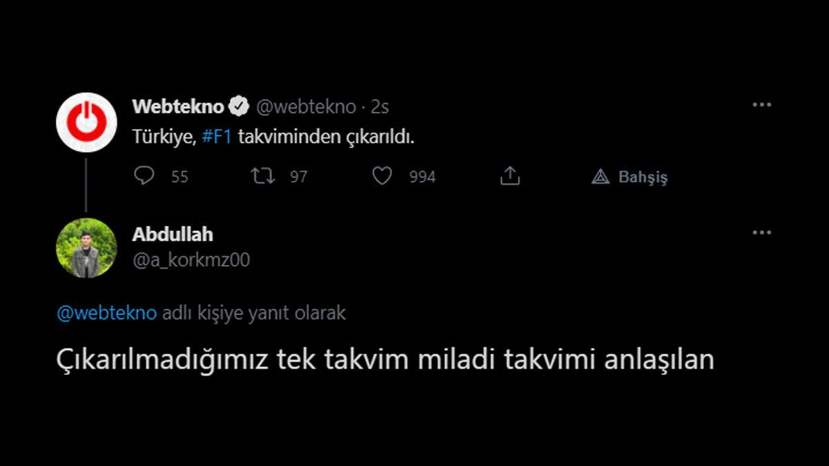 Bu Gece Gözümüz Yaşlı Uyuyacağız: Formula 1 Türkiye Grand Prix’inin İptal Edilmesine Sosyal Medyadan Gelen Tepkiler
