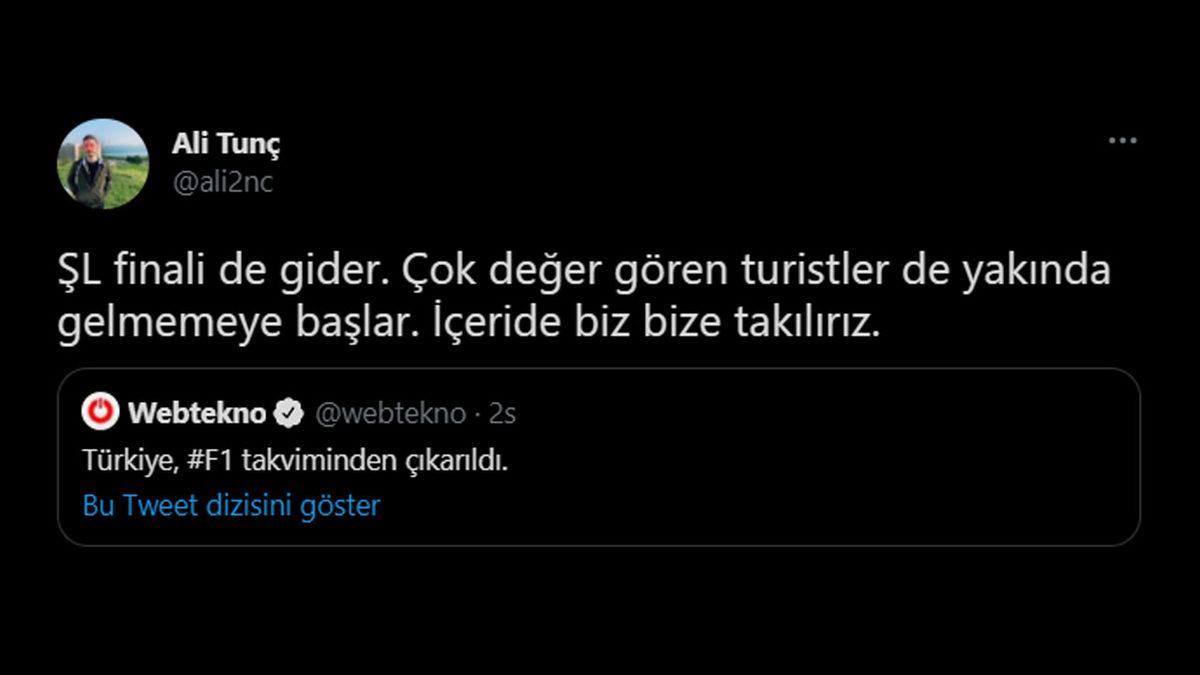 Bu Gece Gözümüz Yaşlı Uyuyacağız: Formula 1 Türkiye Grand Prix’inin İptal Edilmesine Sosyal Medyadan Gelen Tepkiler