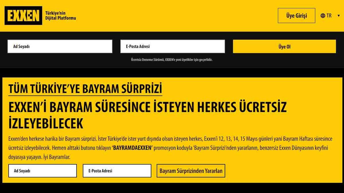 Exxen’den Bayram Hediyesi: Ramazan Bayramı Boyunca Ücretsiz İzlenebilecek
