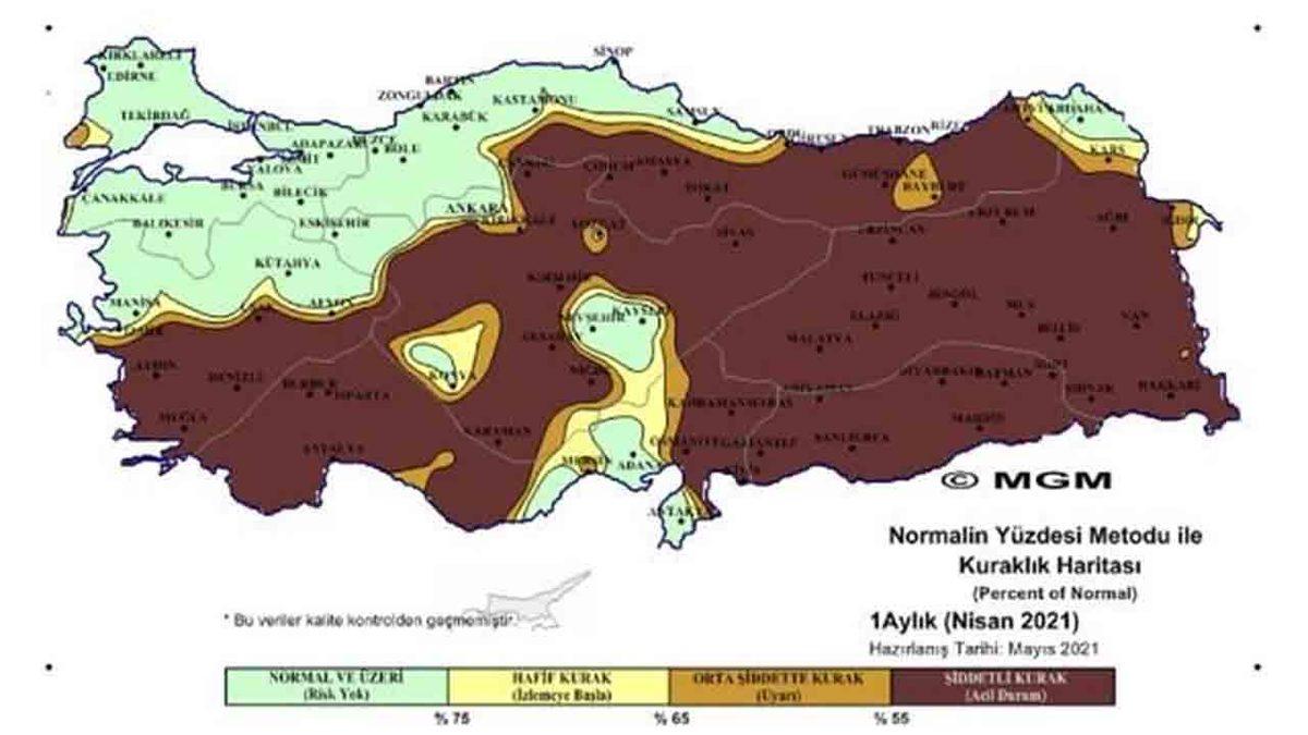 Meteoroloji, Nisan Ayı Kuraklık Seviyesini Açıkladı [Sonuçlar Ürkütücü]