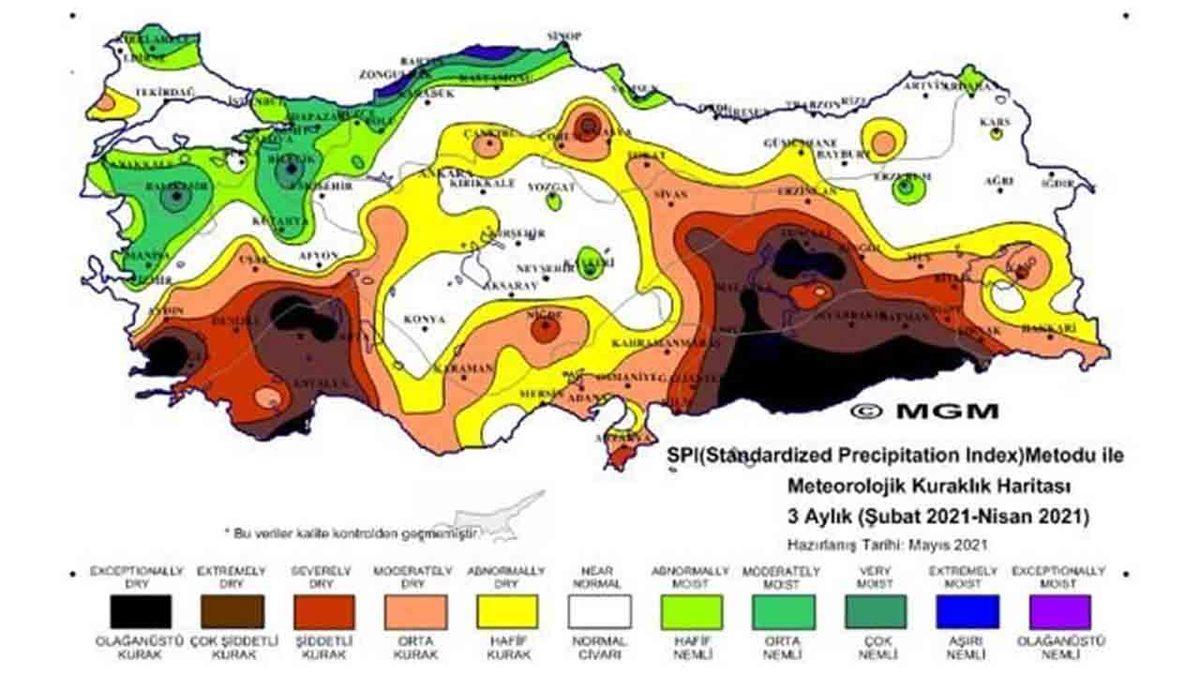 Meteoroloji, Nisan Ayı Kuraklık Seviyesini Açıkladı [Sonuçlar Ürkütücü]