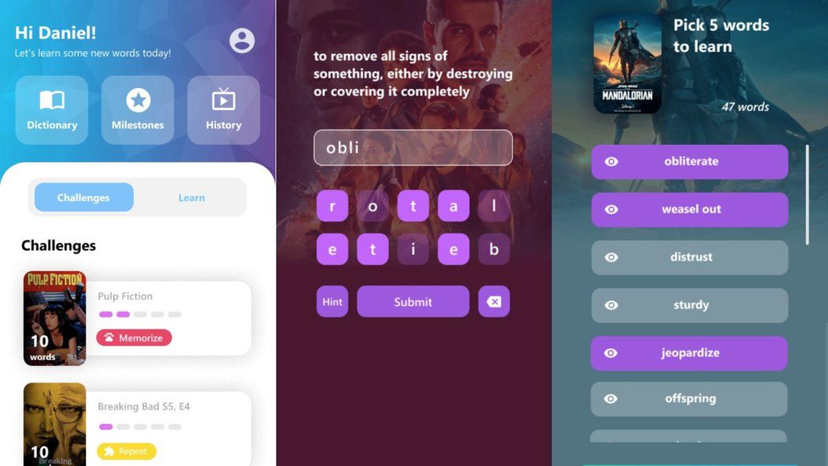 Sevdiğiniz Dizi ve Filmlerde Geçen İngilizce Kelimeleri Öğrenmenizi Sağlayan Uygulama: Skeebdo