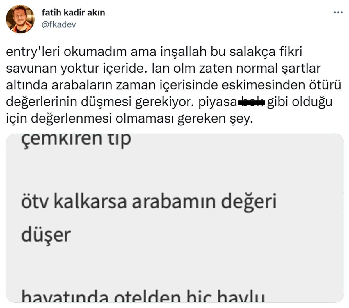 “ÖTV Kalkarsa Arabamın Değeri Düşer” Tartışması Sosyal Medyayı İkiye Böldü: Peki Sizce Kim Haklı?