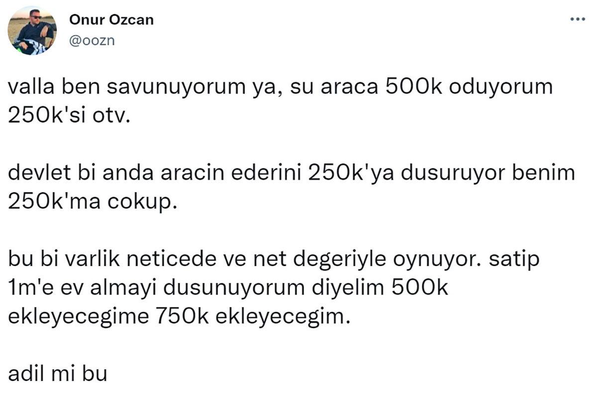 “ÖTV Kalkarsa Arabamın Değeri Düşer” Tartışması Sosyal Medyayı İkiye Böldü: Peki Sizce Kim Haklı?