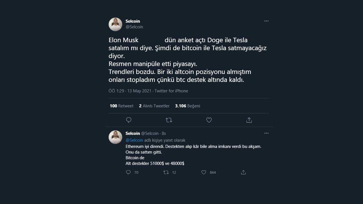 Tesla, Bitcoin’le Satın Almayı Durdurdu: Türk Kullanıcılar ’Tesla Satın Alma’ Akımına Destek Verdi