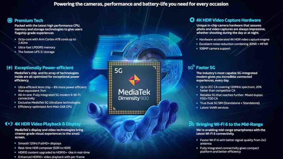 MediaTek, Üst Düzey Telefonlara Hayat Verecek İşlemcisi Dimensity 900’ü Duyurdu
