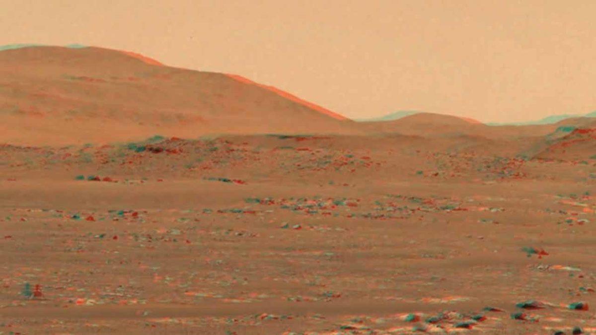 NASA, İzleyenleri Mars’ta Gibi Hissettiren Ingenuity’nin Üç Boyutlu Uçuş Videosunu Yayınladı