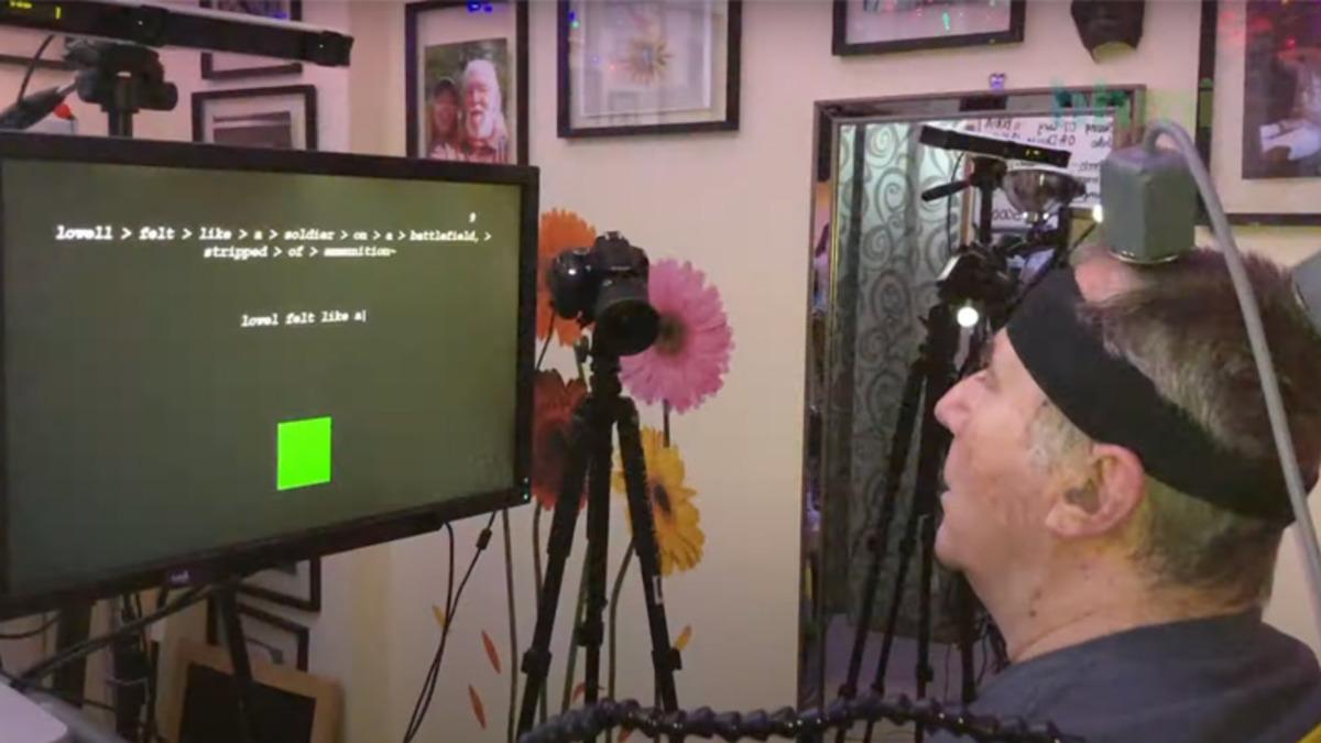 Felçli Bir Birey, Düşünceleri Yazıya Çeviren Yapay Zeka Sistemiyle Yazı Yazdı