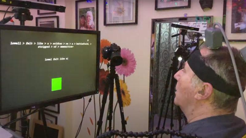 Felçli Bir Birey, Düşünceleri Yazıya Çeviren Yapay Zeka Sistemiyle Yazı Yazdı