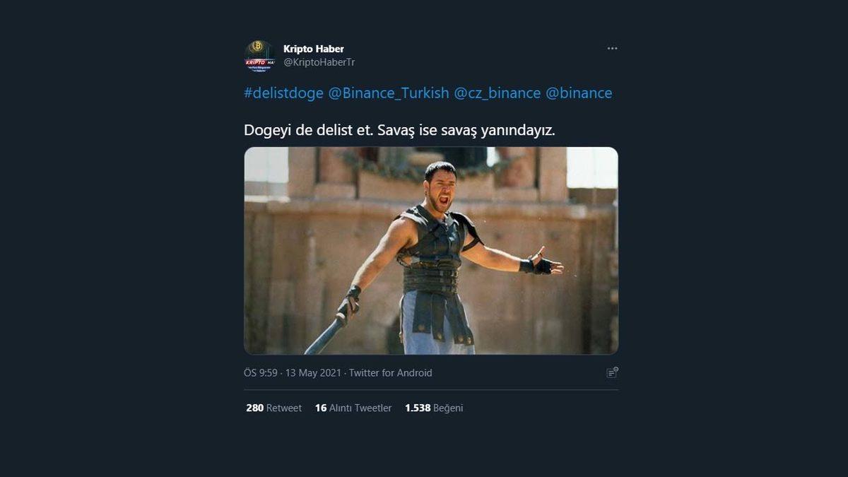 Dogecoin, Twitter Türkiye’de #DelistDoge ile Neden Trend Oldu?