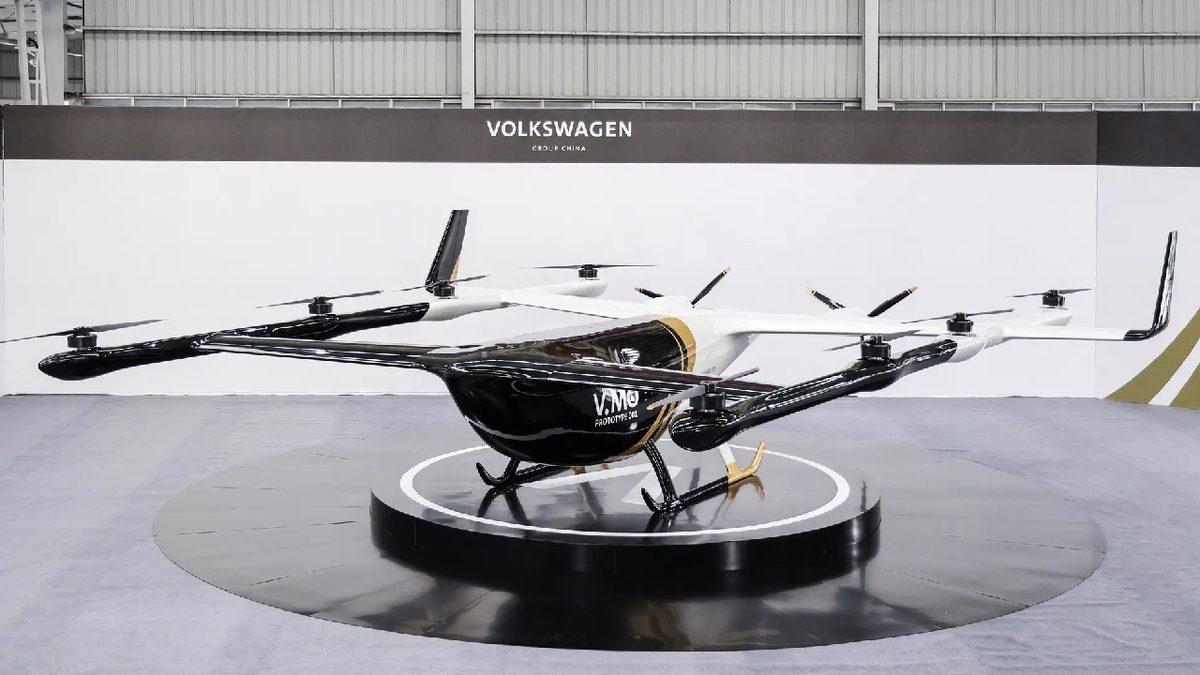 Volkswagen İlk ’Uçan Taksisi’ V.MO’yu Tanıttı: 200 Km Menzile Sahip Olacak