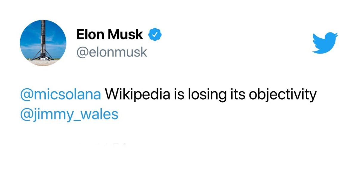 Elon Musk, Wikipedia’yı Nesnelliğini Kaybetmekle Suçladı (Sitenin Kurucusundan Sert Cevap Geldi!)