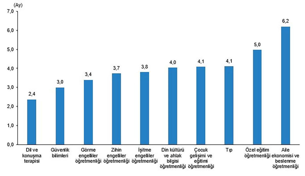 TÜİK, En Çok Para Kazandıran ve En Hızlı İş Bulunan Üniversite Bölümlerini Açıkladı