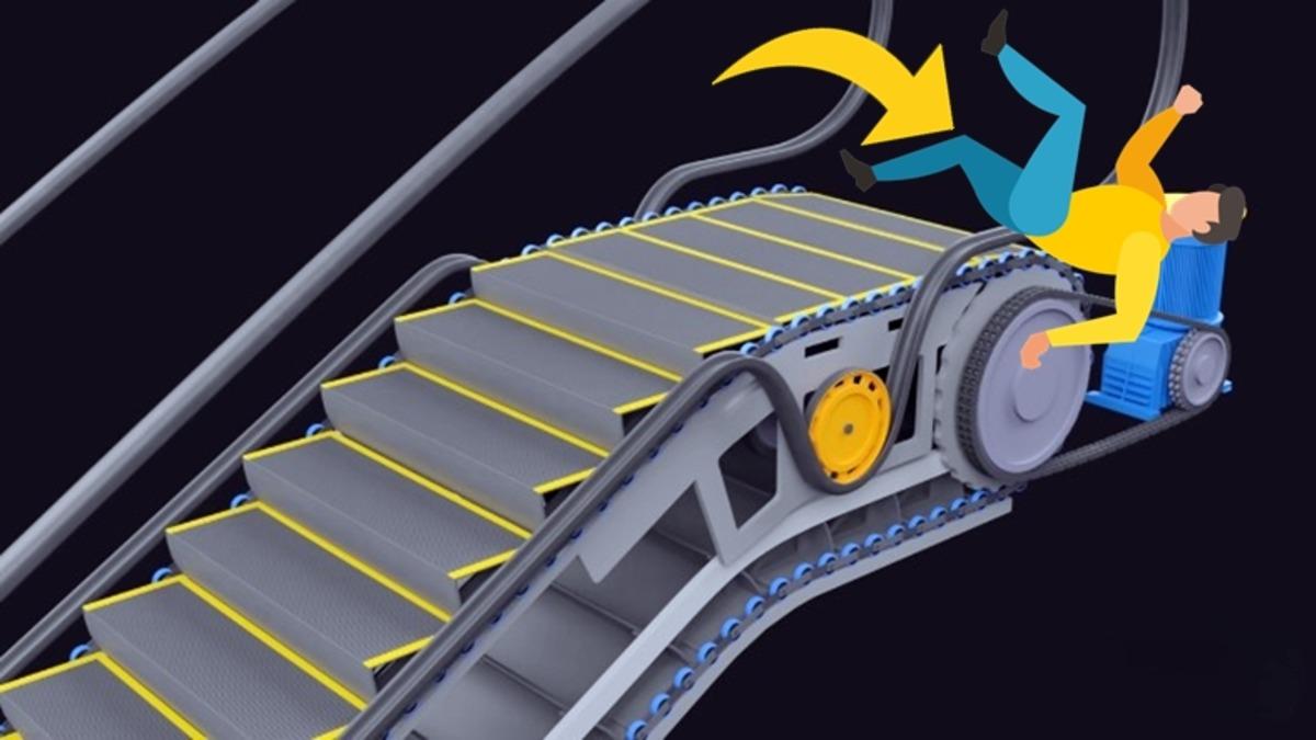 Hoş Geldin Yeni Fobi: Yürüyen Merdivenin İçine Düşerseniz Ne Olur?