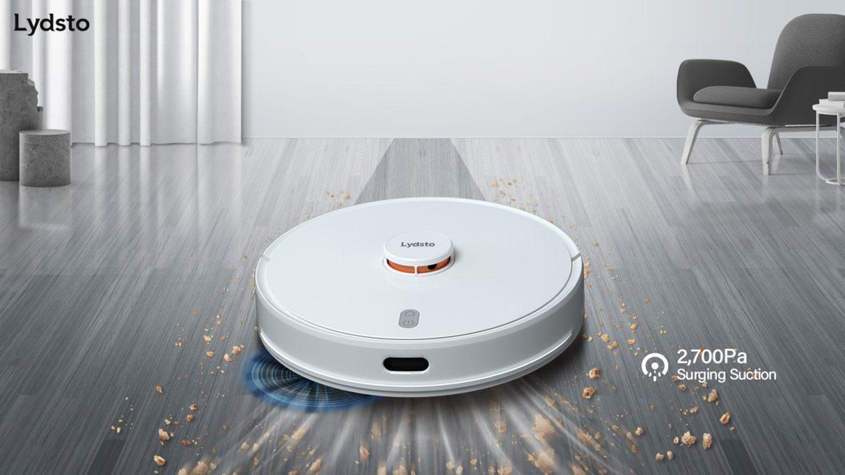 Kendi Kendini Temizleme Özelliği Sayesinde Emiş Gücünü Kaybetmeyen Lydsto R1 Robot Süpürge