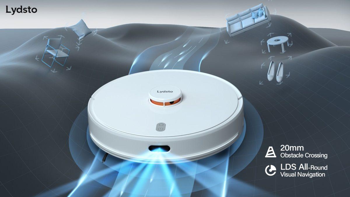 Kendi Kendini Temizleme Özelliği Sayesinde Emiş Gücünü Kaybetmeyen Lydsto R1 Robot Süpürge