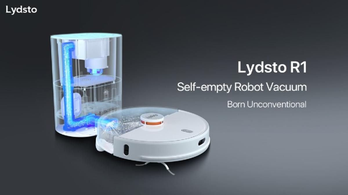Kendi Kendini Temizleme Özelliği Sayesinde Emiş Gücünü Kaybetmeyen Lydsto R1 Robot Süpürge
