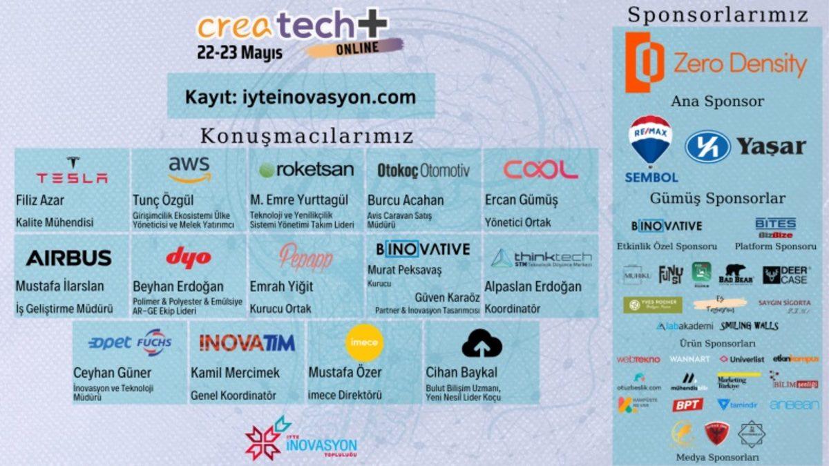 CreaTECH+ Online Etkinliği 22 Mayıs’ta Başlıyor
