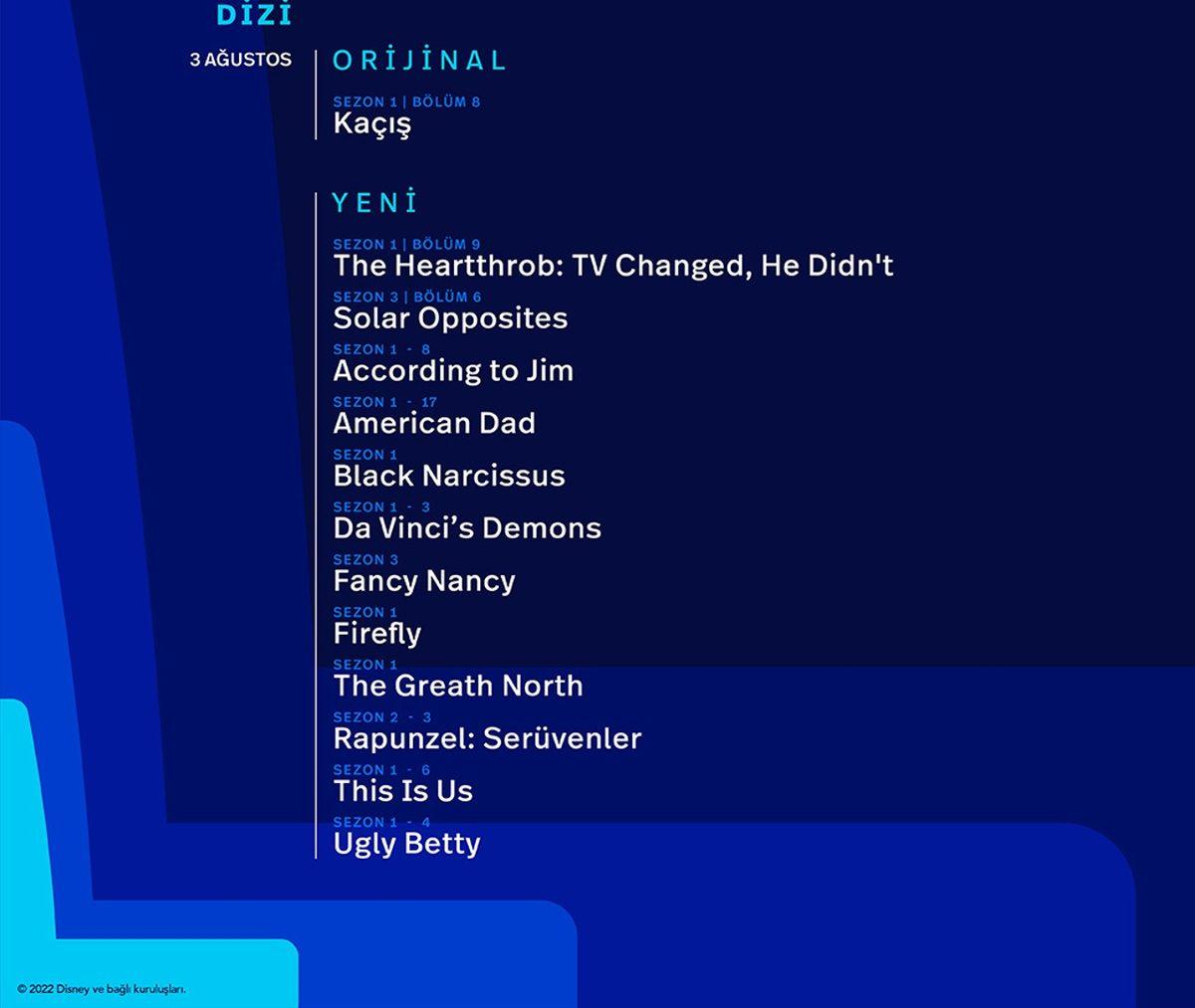 Disney Plus’a Ağustos Ayında Gelen Tüm Dizi ve Filmler: Aksiyon, Macera, Belgesel Hepsi Bir Arada!