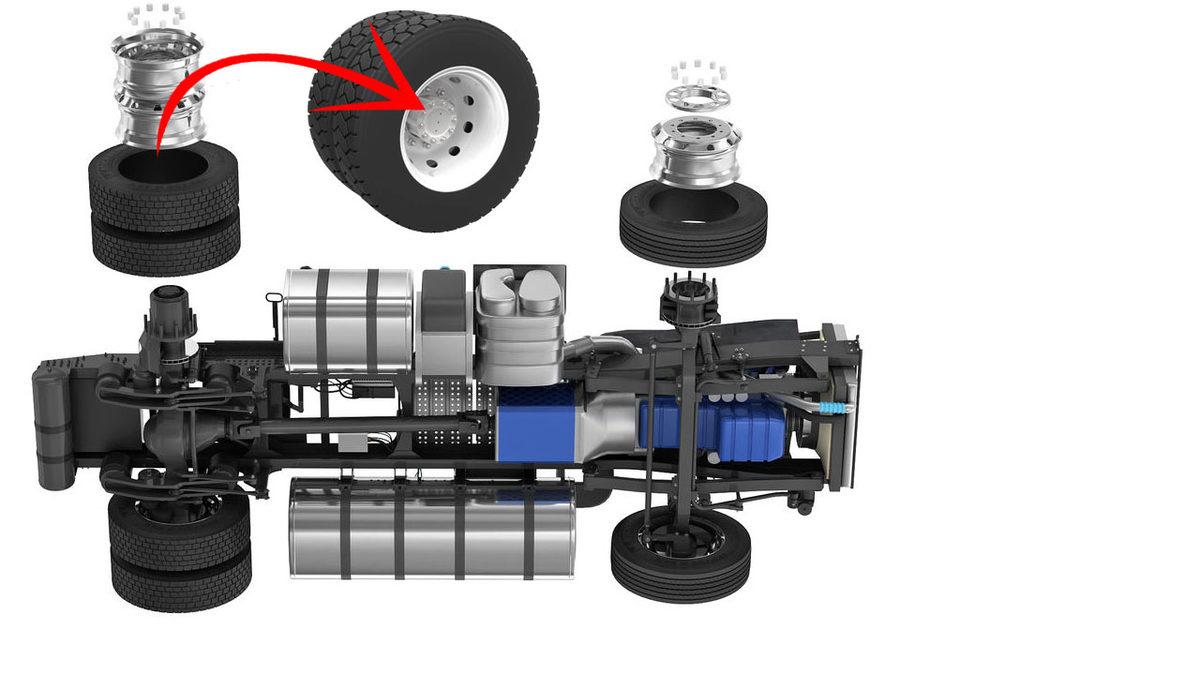 Tır ya da Otobüslerin Ön ve Arka Jantları Neden Farklı?