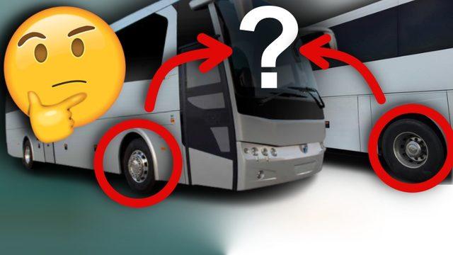 Tır ya da Otobüslerin Ön ve Arka Jantları Neden Farklı?