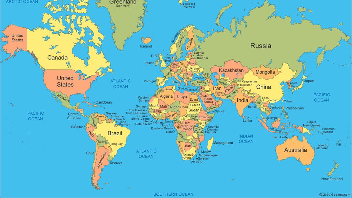 Dünya Haritasında Amerika Neden Sağda Değil de Solda Yer Alıyor?