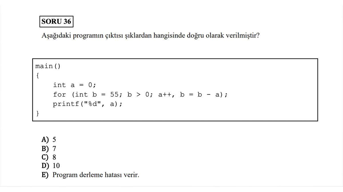 Ortaokul Öğrencilerine Sorulan Kodlama Sorusu Gündem Oldu: Peki Siz Çözebilecek misiniz?
