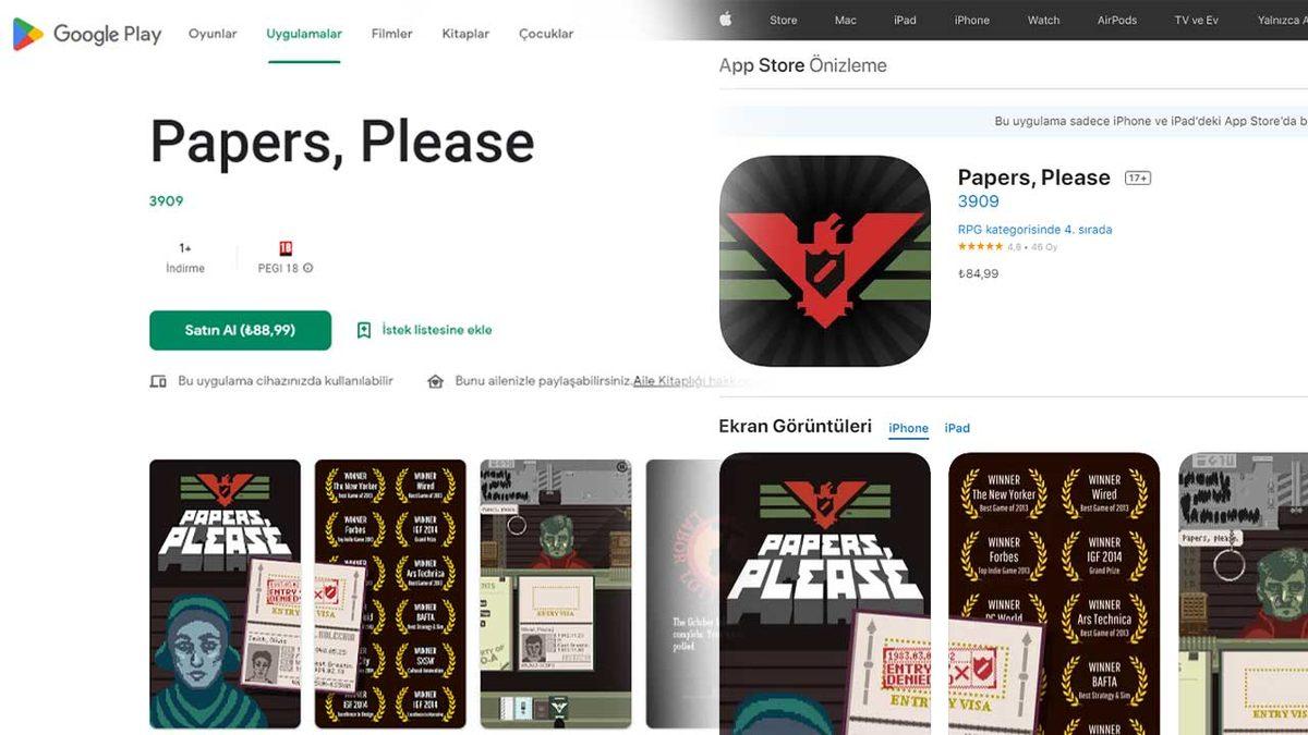 Papers Please’in Mobil Oyunu Nihayet Çıkış Yaptı: Fiyatı ise Neredeyse Pasaport Yaptırmak Kadar