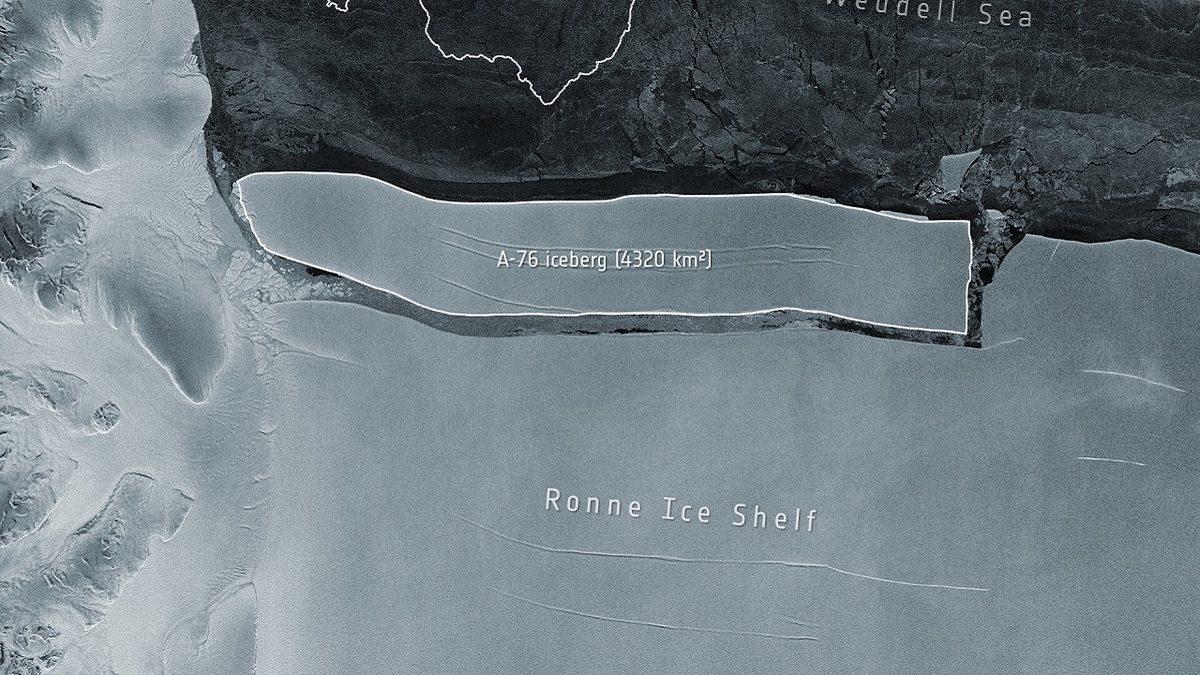Antarktika’da Dev Bir Buz Parçası Koptu: Dünyanın En Büyük Buzdağı Oldu