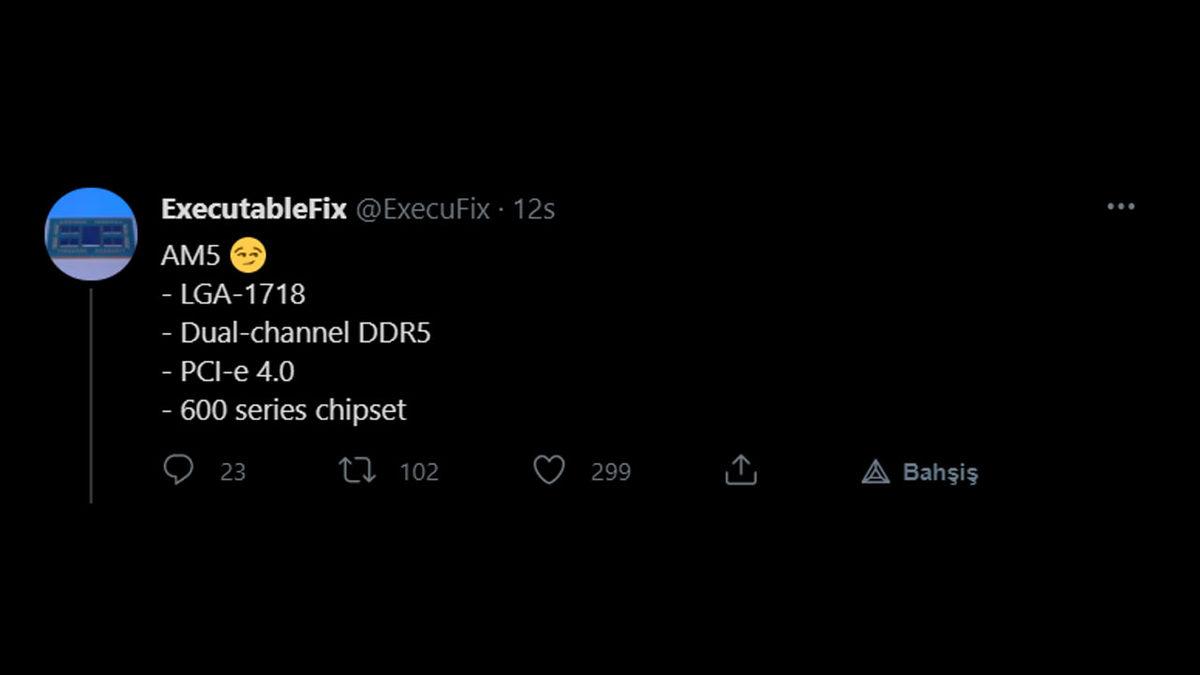 AMD’nin Yeni Nesil İşlemcilere Ev Sahipliği Yapacak AM5 Soketinin Detayları Ortaya Çıktı