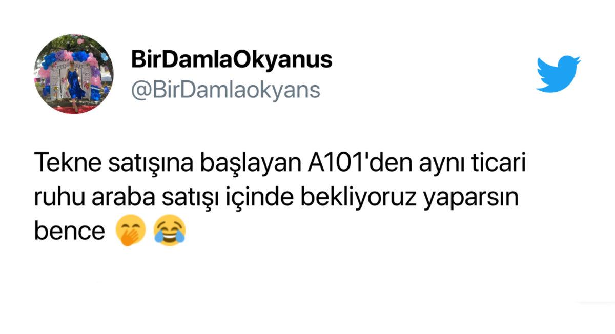 A101’in 80 Bin TL’lik Tekne Satması Sosyal Medyada Gündem Oldu (Tekne Var Ama Gitmiyor...)