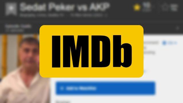 IMDb, Sedat Peker’in ’Mini Dizi’ Sayfasını Yayından Kaldırdı