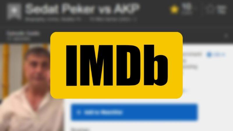IMDb, Sedat Peker’in ’Mini Dizi’ Sayfasını Yayından Kaldırdı