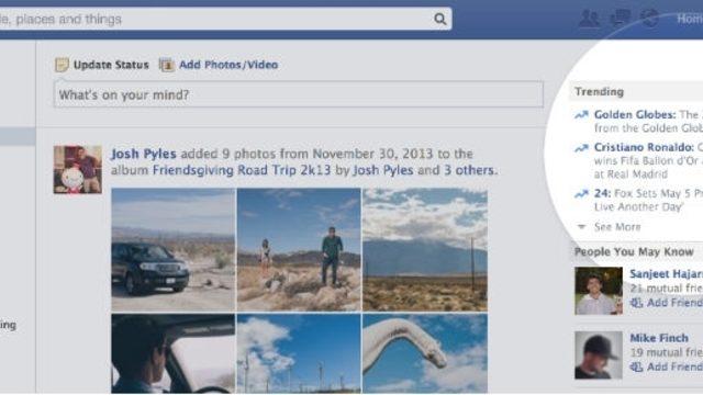 Facebook’ta Trending Devri Başlıyor