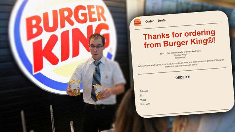 Burger King’den Panikleten Hata: Binlerce Kişiye Durup Dururken ’Siparişiniz Alındı’ Mesajı Gönderdi