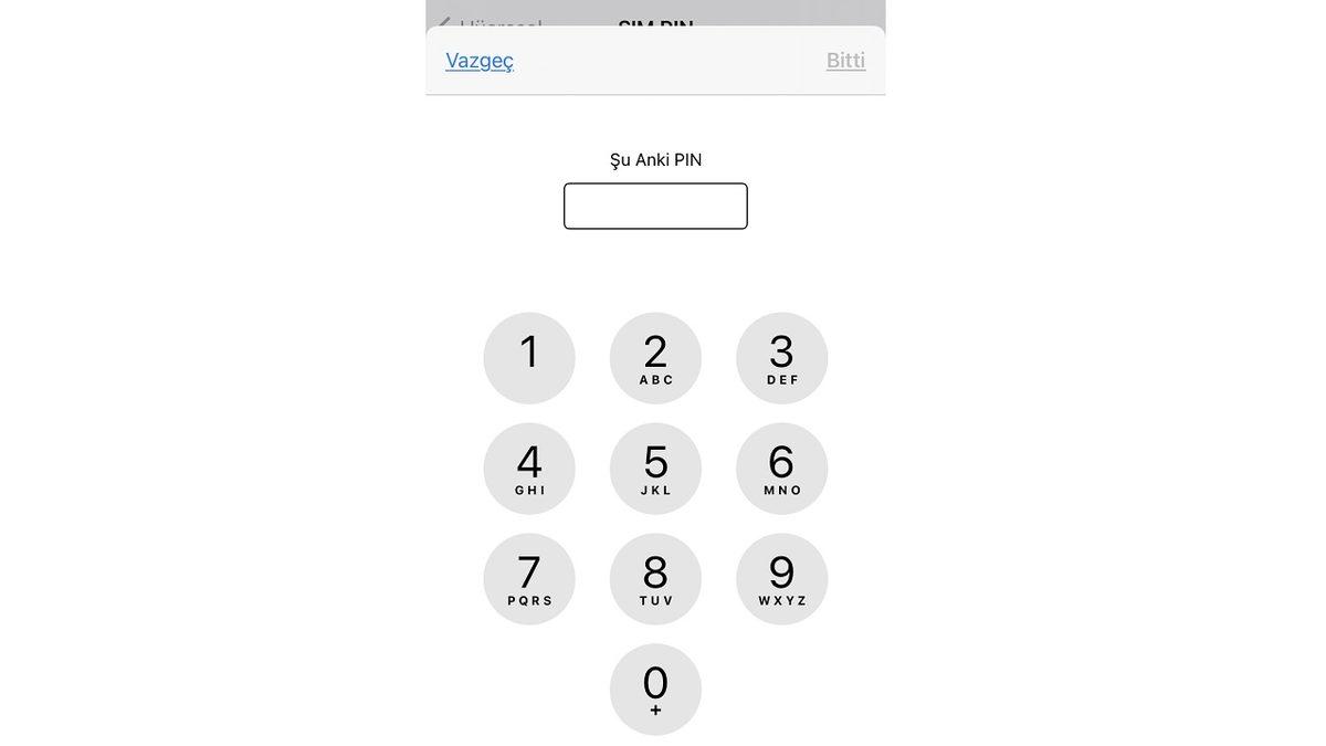 iPhone’larda PIN Kodu Değiştirme Nasıl Yapılır?
