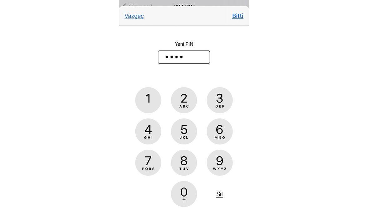 iPhone’larda PIN Kodu Değiştirme Nasıl Yapılır?