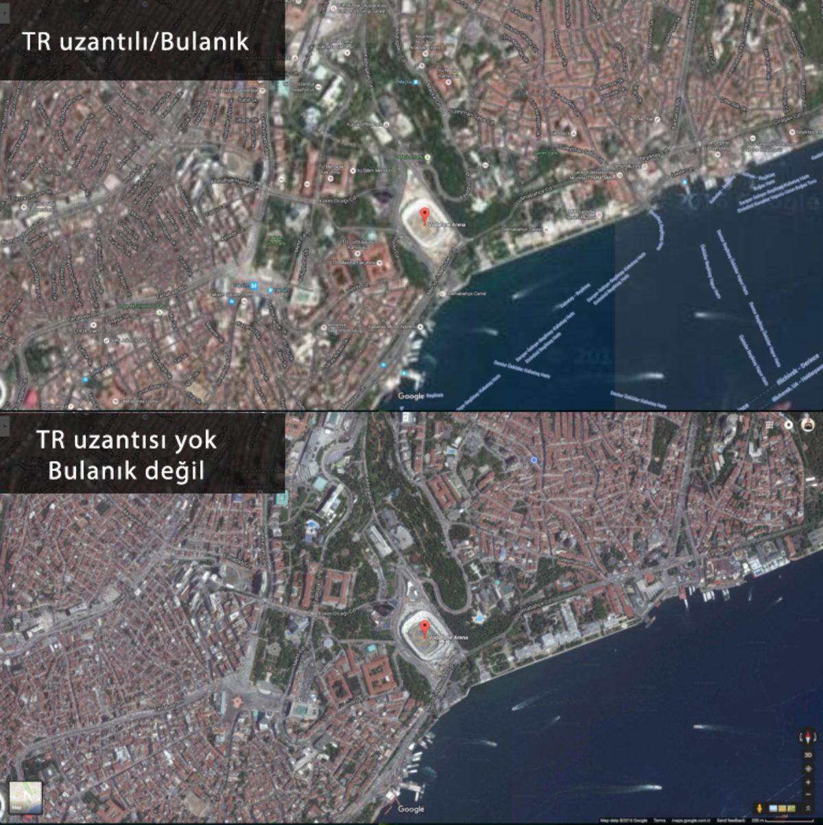 Google Haritalar’da Türkiye Neden Bulanık Gösteriliyor?