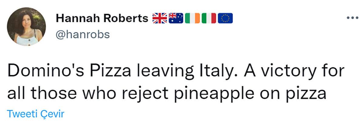 Domino’s Pizza’nın İtalya’da İflas Etmesi Sosyal Medyada Alay Konusu Oldu (Tereciye Tere Satamayınca Tabii...)