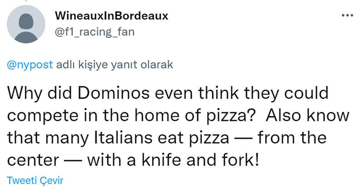 Domino’s Pizza’nın İtalya’da İflas Etmesi Sosyal Medyada Alay Konusu Oldu (Tereciye Tere Satamayınca Tabii...)