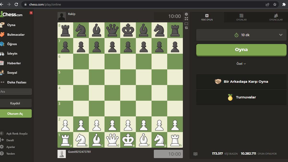 İnternetten Satranç Oynamak İsteyenlerin Ziyaret Edebileceği 10 Site Tavsiyesi