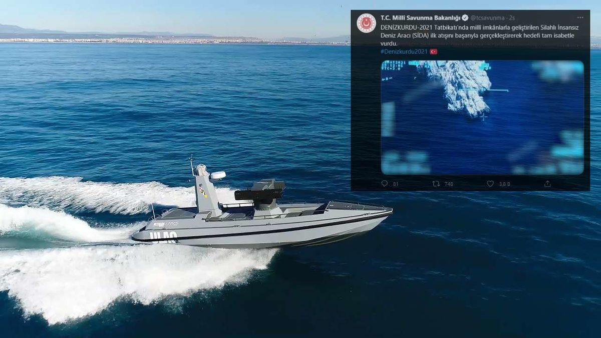 Yerli SİDA ULAQ, İlk Atış Testinde Hedefini Tam İsabetle Vurdu